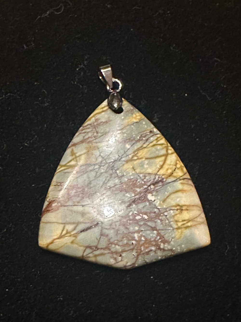 Picasso Jasper Pendant - Beautiful Huge Pendant